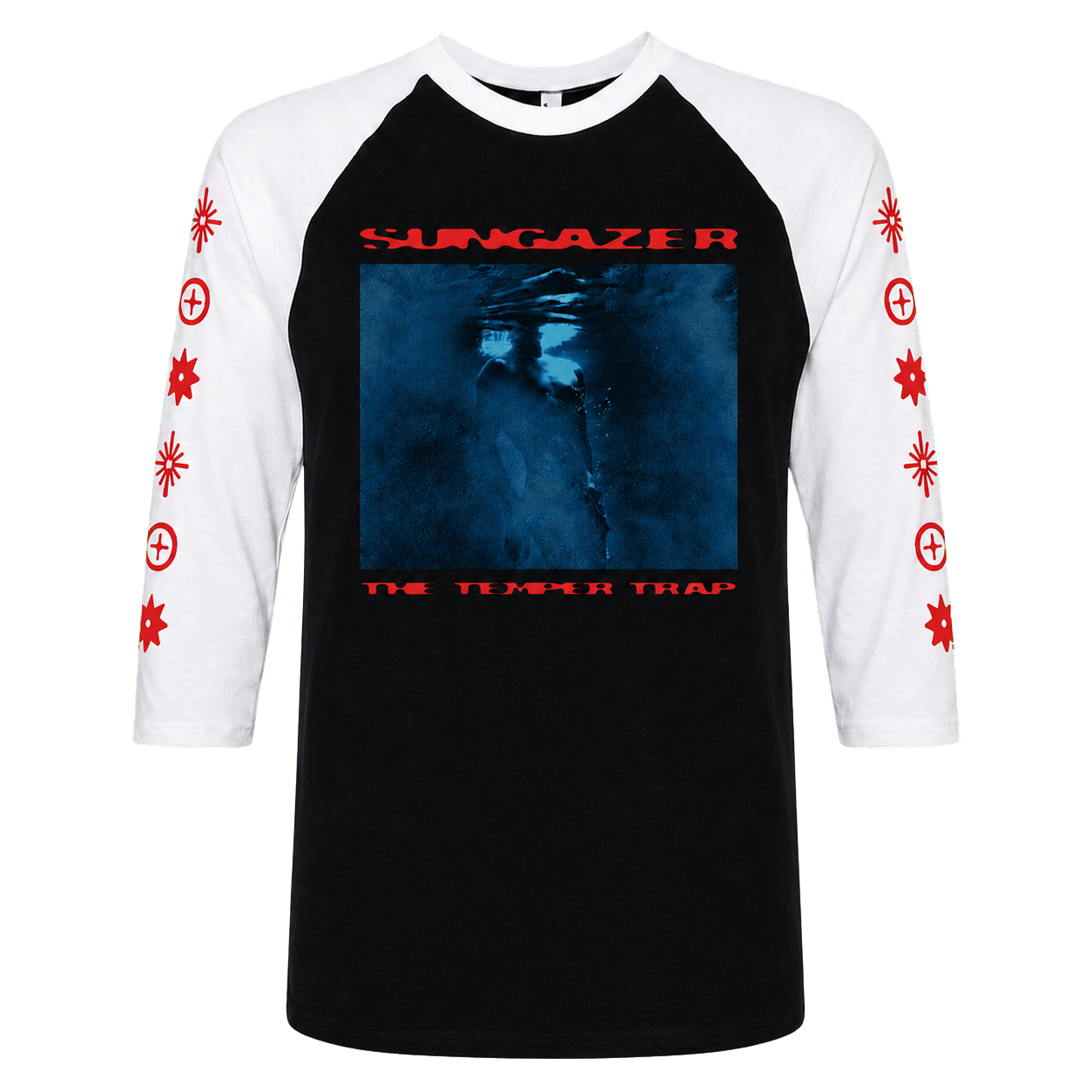 Sungazer Album Raglan - Long Sleeve T-Shirt